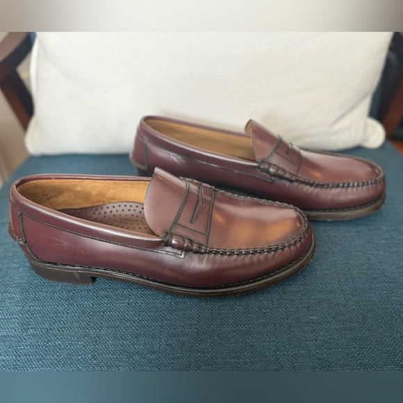 Sebago Penny Loafers Ox Blood sz9 - Picture 1 of 5